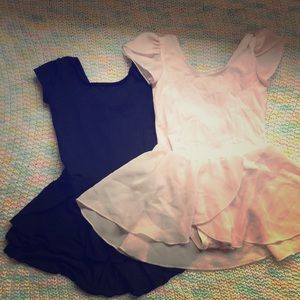 ELOWEL leotards(2-4)with size 7&8 ballet shoes